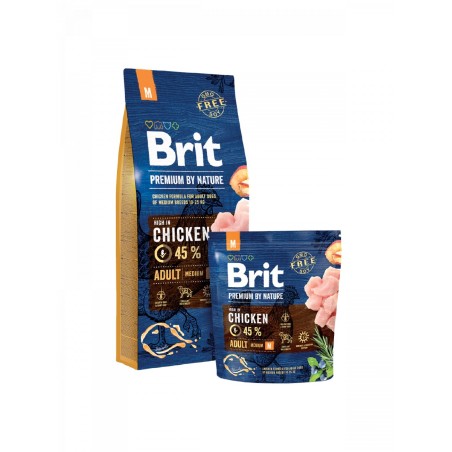 Brit Premium by Nature « Adult Large M » - Croquettes chien  Aliment c