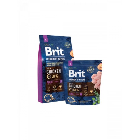 Brit Premium by Nature « Adult Large S » - Croquettes chien  Aliment c