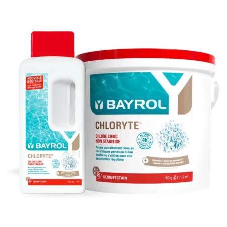 Traitement de l'eau - Chlore non stabilisé Bayrol Chloryte