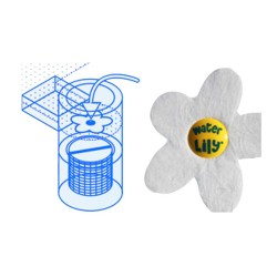 Brosse de ligne d’eau + 2 tampons de remplacement - Bayrol