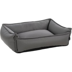 Panier ODET simili-cuir rectangulaire Gris foncé - Flamingo
