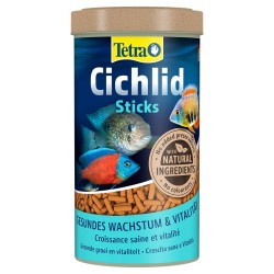 Aliment complet pour grands cichlidés -Cichlid Sticks - Tetra - 1 L