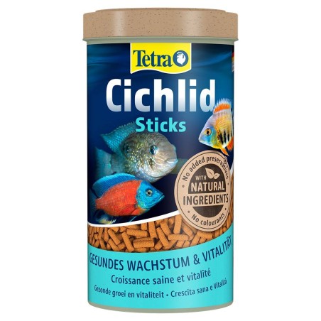 Aliment complet pour grands cichlidés -Cichlid Sticks - Tetra - 1 L