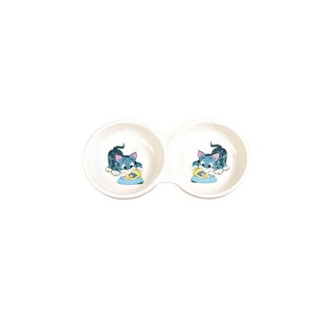 Trixie double gamelle pour chats TRIXIE 4011905040141 Gamelles, distributeurs