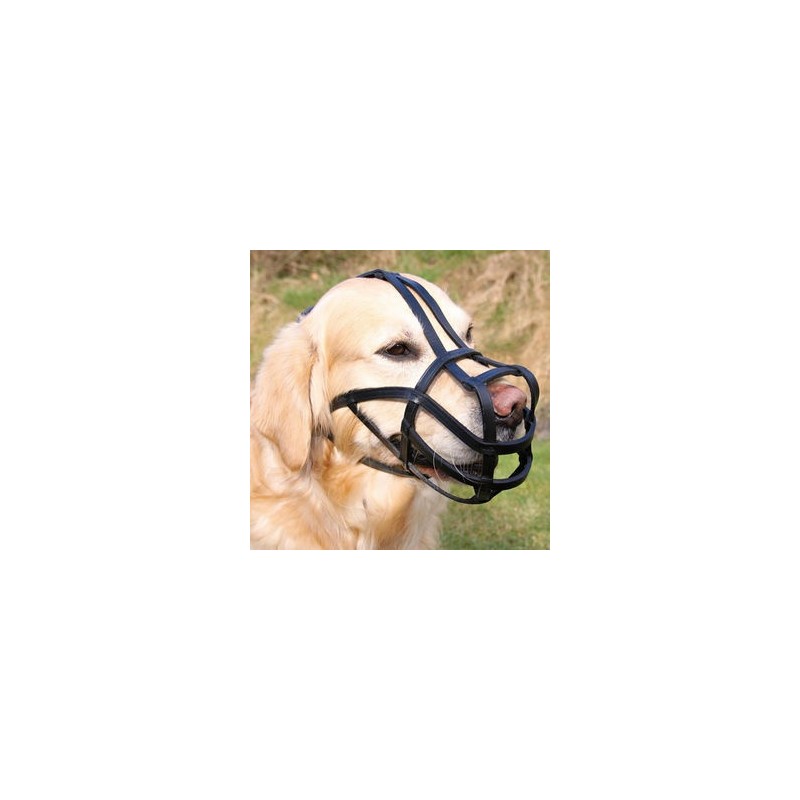 Muselière Chien Trixie bride cuir