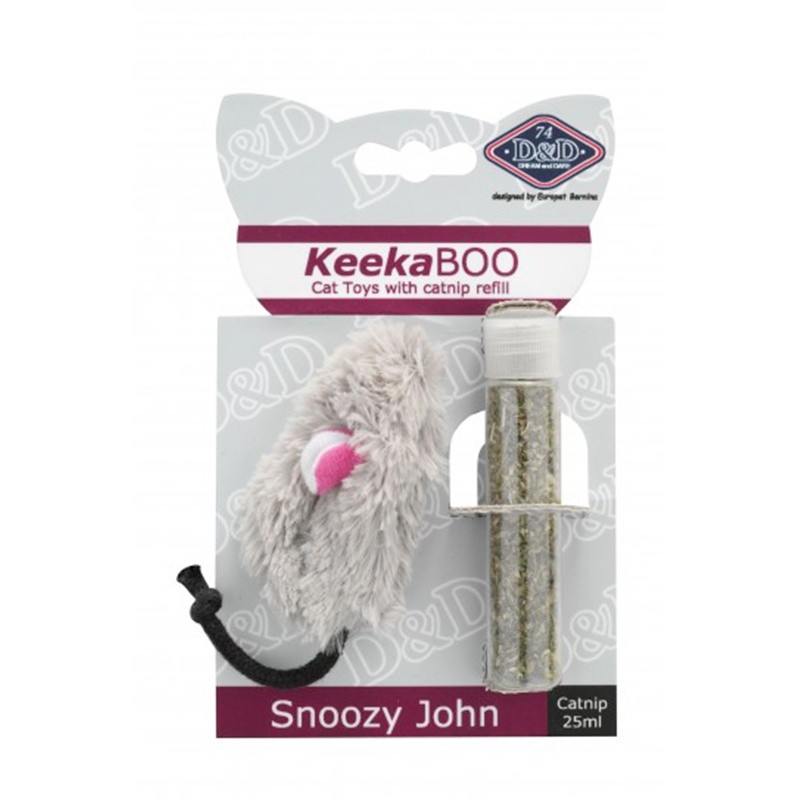 Jouet pour chat D&D KeekaBOO Snoozy-John EUROPET 4047059416822 Souris, peluches