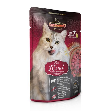 Terrine pour Chat Leonardo Pur Boeuf LEONARDO  Terrines Leonardo