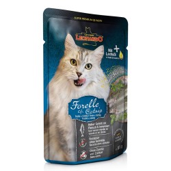 Terrine pour Chat Leonardo Truite & Catnip LEONARDO  Terrines Leonardo