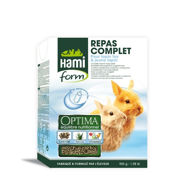 Repas Complet Jeune Lapin 900 g HamiForm HAMI 3469980000061 Alimentation