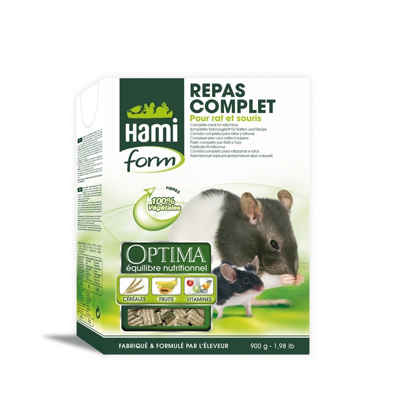 Repas complet Rat & Souris 900 g HamiForm HAMI 3469980000085 Alimentation