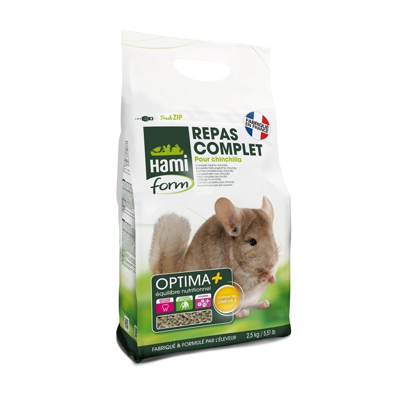 Repas complet Chinchilla 2,5 kg HamiForm HAMI 3469980000191 Alimentation