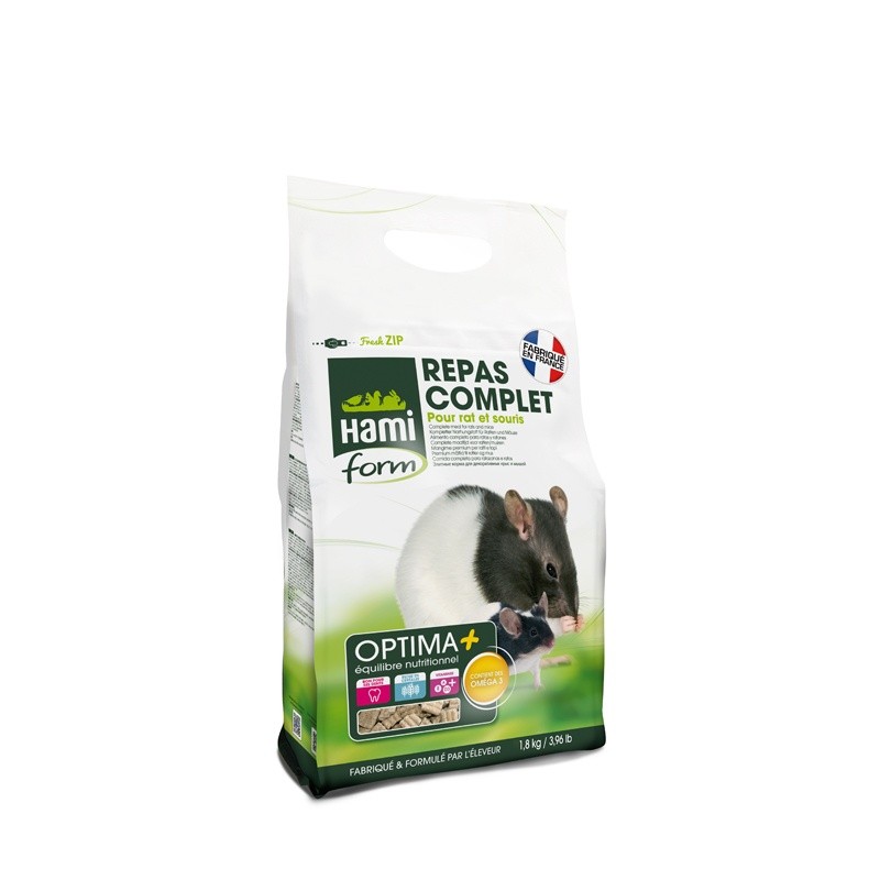 Repas complet Rat & Souris 1.8 kg HamiForm HAMI 3469980005479 Alimentation