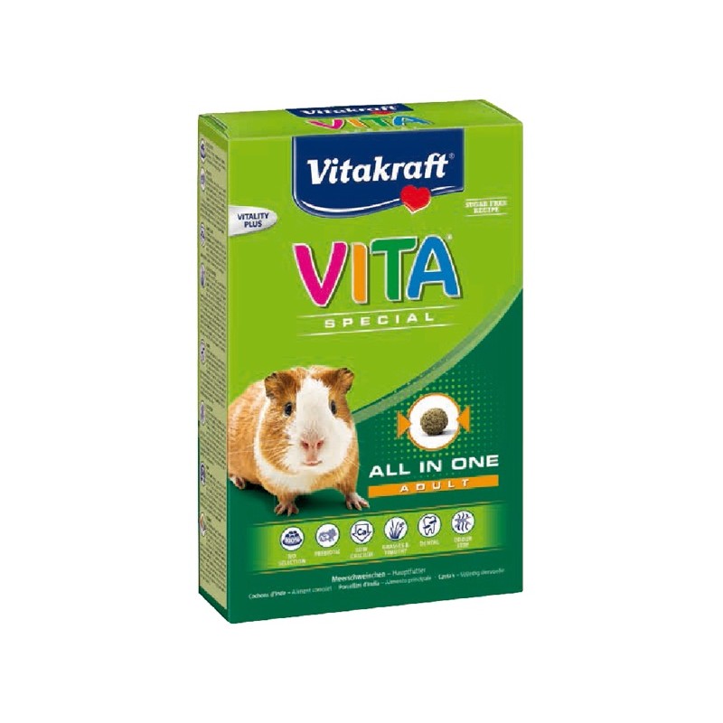 Vitakraft Vita spécial Adulte Cochon d'Inde 600 g VITAKRAFT VITOBEL 4008239253118 Alimentation