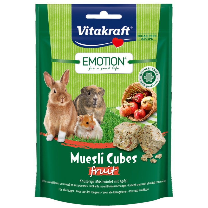 Vitakraft Emotion Muesli Cubes Fruit VITAKRAFT VITOBEL 4008239314918 Rongeurs Vitakraft Emotion Muesli Cubes Fruit VITAKRAFT VITOBEL 4008239314918 Rongeurs