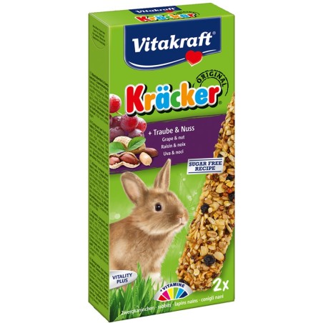 Kräcker Raisin & noix Lapin nain Vitakraft VITAKRAFT VITOBEL 4008239250162 Friandise & Complément
