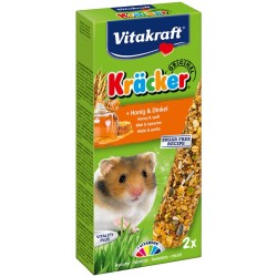 Kräcker Hamsters Miel & Epeautre Vitakraft VITAKRAFT VITOBEL 4008239251527 Friandise & Complément