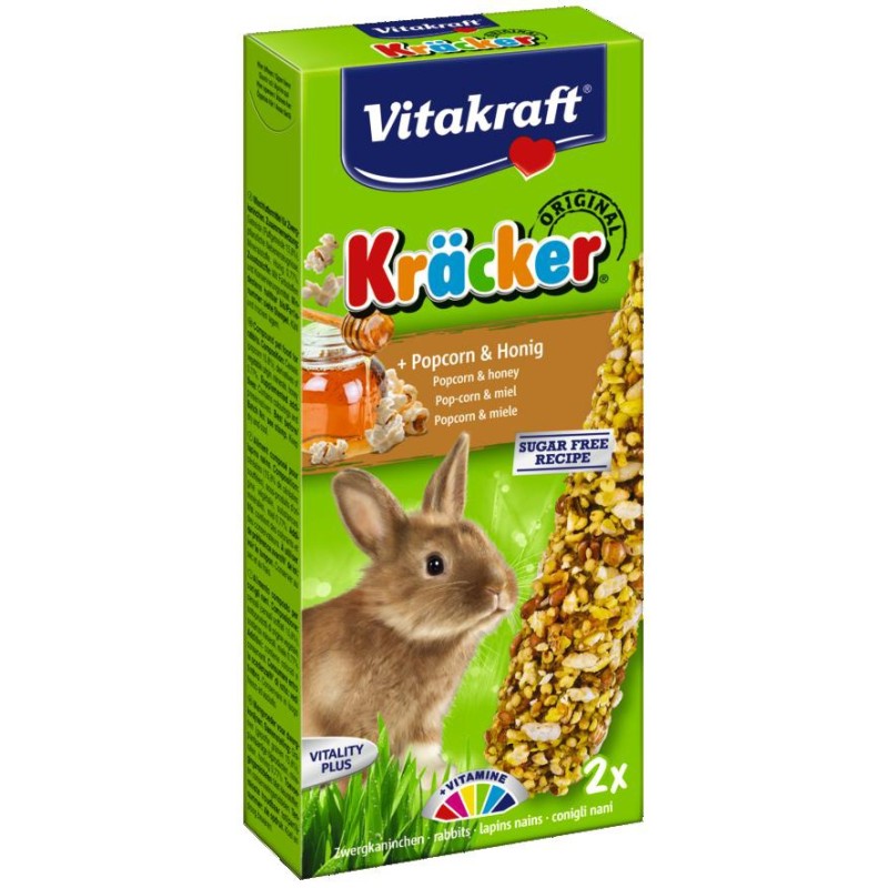 Kräcker Popcorn & miel Lapins nains Vitakraft VITAKRAFT VITOBEL 4008239251572 Friandise & Complément Kräcker Popcorn & miel Lapins nains Vitakraft VITAKRAFT VITOBEL 4008239251572 Friandise & Complément