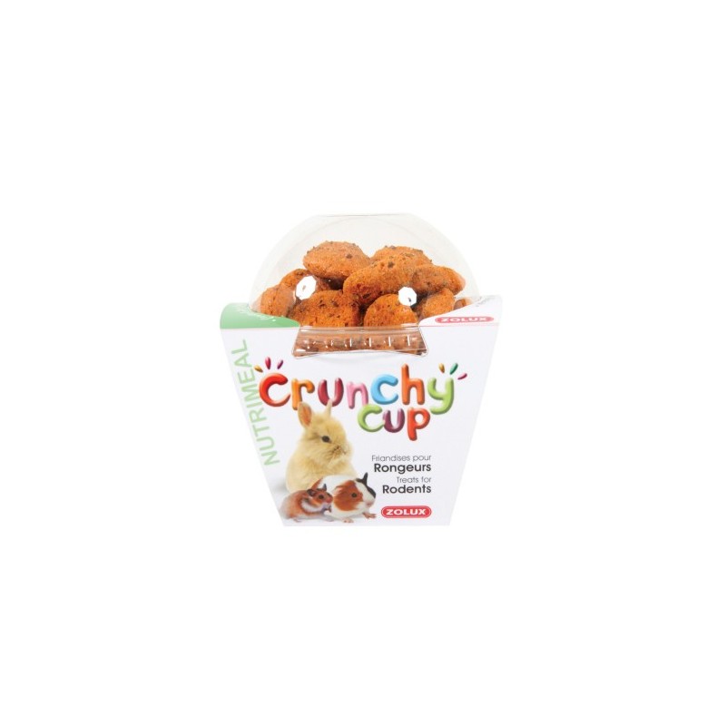 Zolux Crunchy Cup Carotte & Lin ZOLUX 3336022092523 Rongeurs