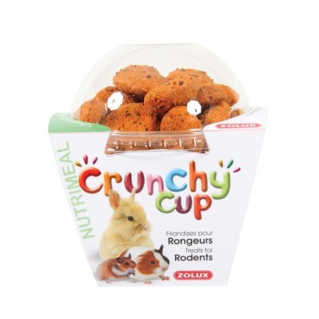 Zolux Crunchy Cup Carotte & Lin ZOLUX 3336022092523 Rongeurs