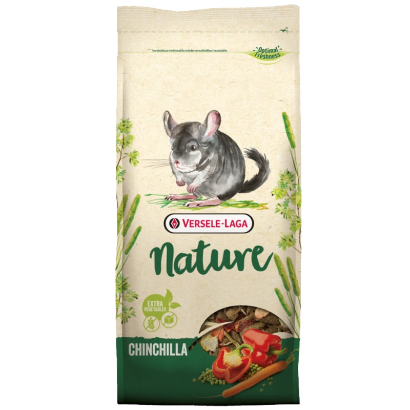 Chinchilla Nature 9 kg Versele Laga VERSELE LAGA 5410340614150 Alimentation