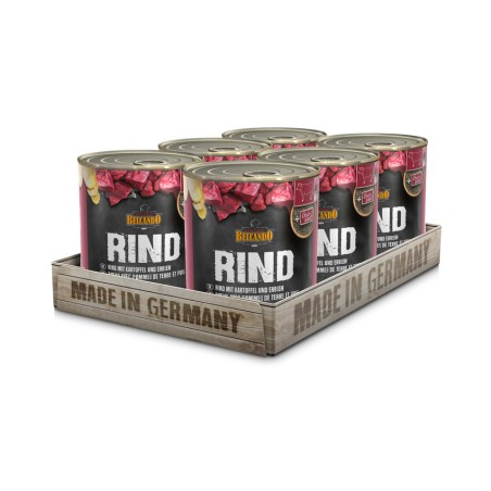 Boite Belcando Boeuf avec pommes de terre BELCANDO  Paté pour chien