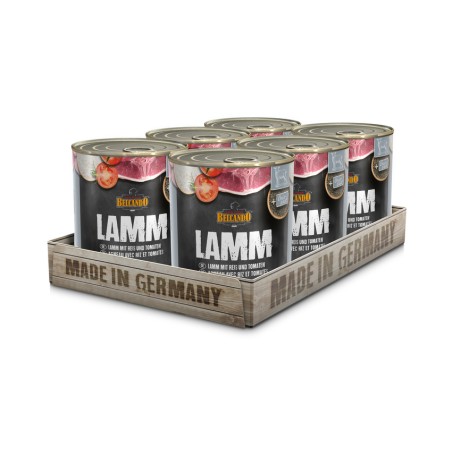 Boite Belcando Agneau avec riz & tomates BELCANDO  Paté pour chien
