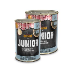 Boite Belcando Junior, Volaille & oeuf BELCANDO  Paté pour chien