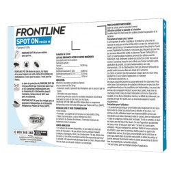Spot On Chien Frontline 10-20 kg FRONTLINE  Pipettes
