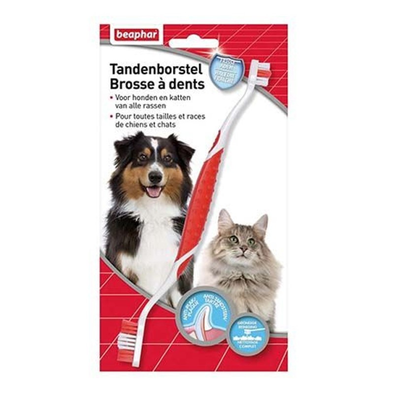 Brosse à dents haleine fraîche pour chien & chat Beaphar BEAPHAR 8711231153084 Hygiène bucco-dentaire