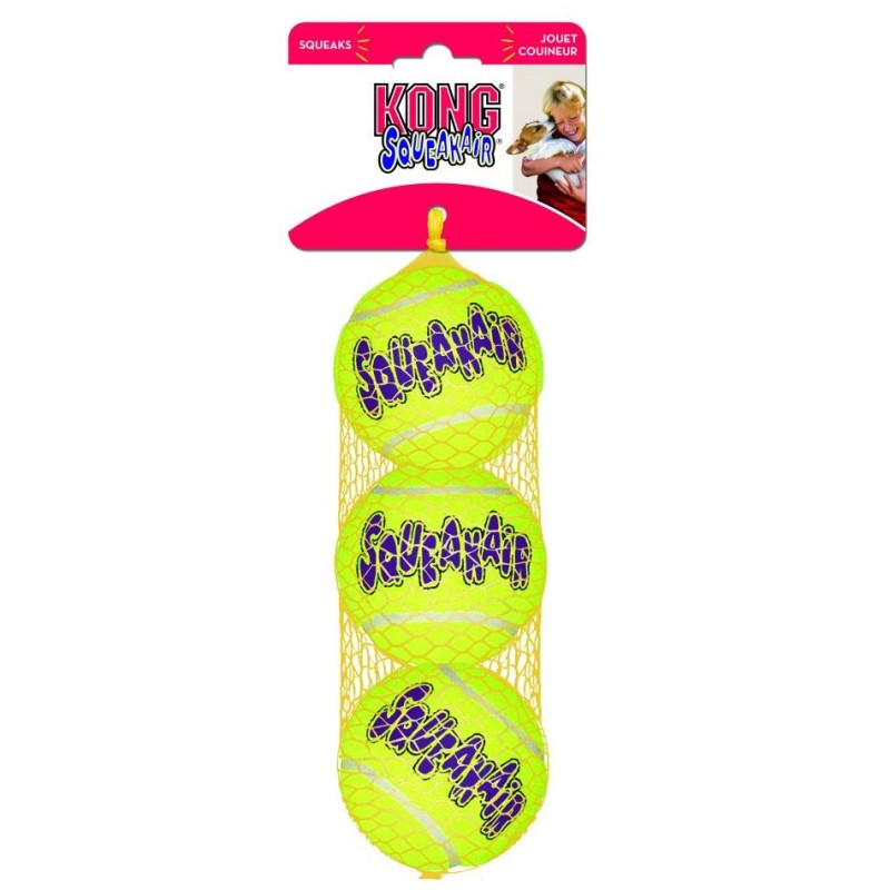 Balles de tennis Kong Squeakair Medium  035585775203 Jouets Kong