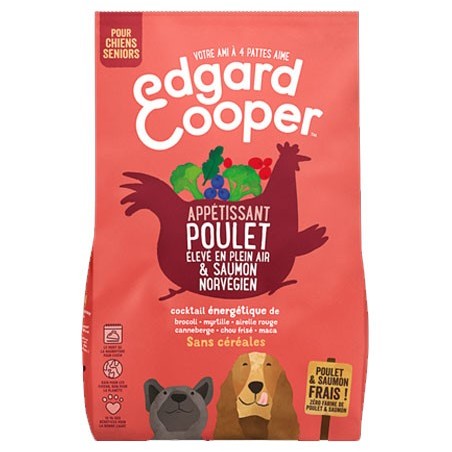 Croquettes Poulet & Saumon Edgard Cooper EDGARD COOPER  Croquettes Edgard Cooper