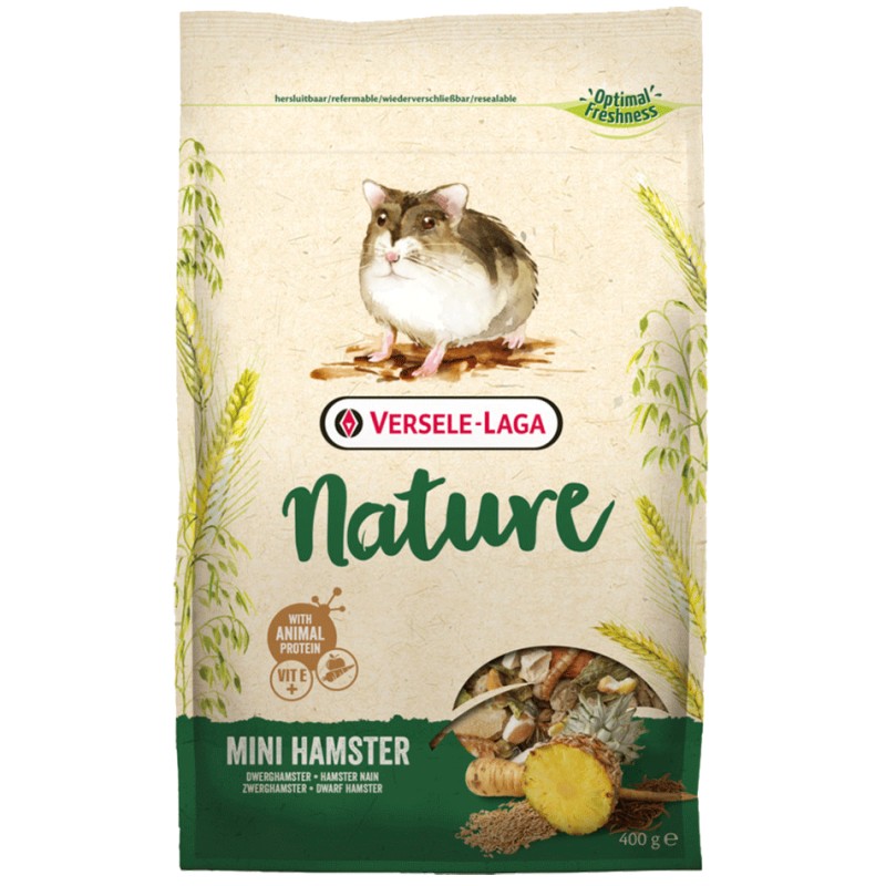 Mini Hamster Nature Versele Laga 400g VERSELE LAGA 5410340614204 Alimentation