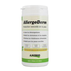 Supplément nutritionnel chien & chat Anibio Allergoderm ANIBIO 3700215100317 Soin des oreilles, yeux, du pelage