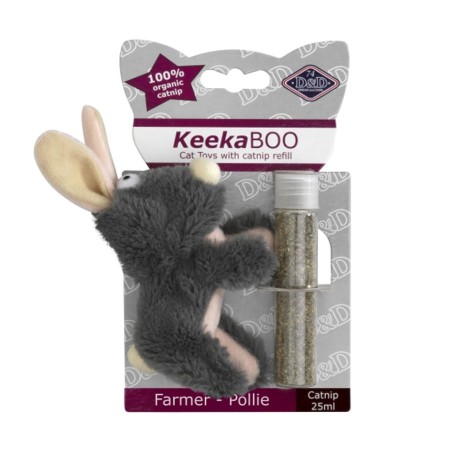 Jouet avec herbe à chat D&D Farmer Pollie EUROPET 4047059427606 Souris, peluches