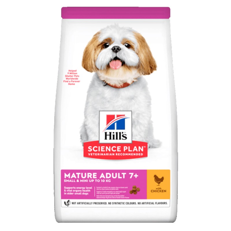 Croquettes Hill's Small & Mini Mature 7+ Poulet HILL'S Croquettes Hill's Croquettes Hill's Small & Mini Mature 7+ Poulet HILL'S Croquettes Hill's