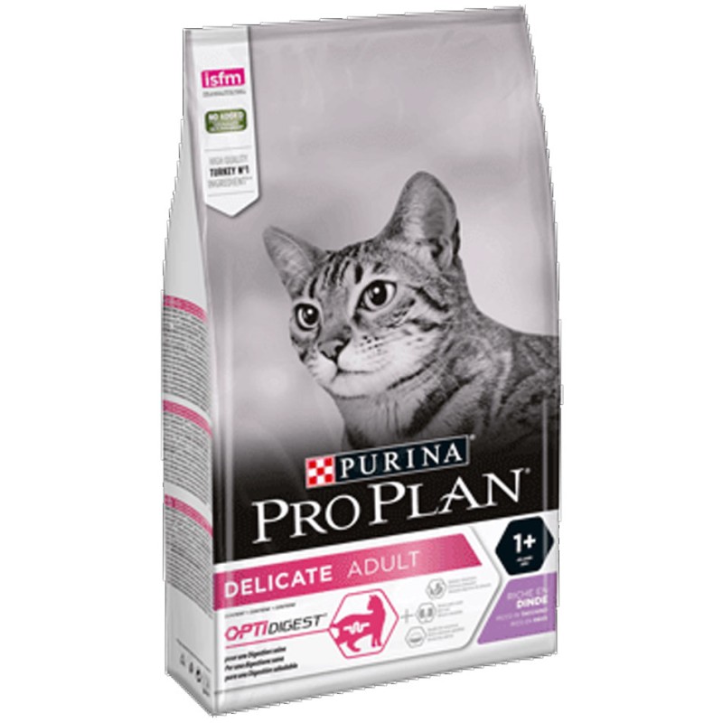 Croquettes Pro Plan Delicate Dinde 3 kg PRO PLAN 3222270884129 Alimentation chat sensible/surpoids