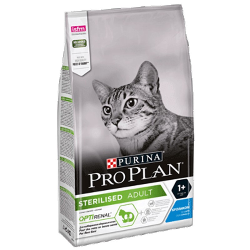 Croquettes chat adulte stérilisé au lapin Super Premium - 3 kg Proplan