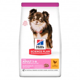 Croquettes Hill's Small & Mini Light Poulet 1.5 kg HILL'S 052742024745 Alimentation chien sensible/surpoids