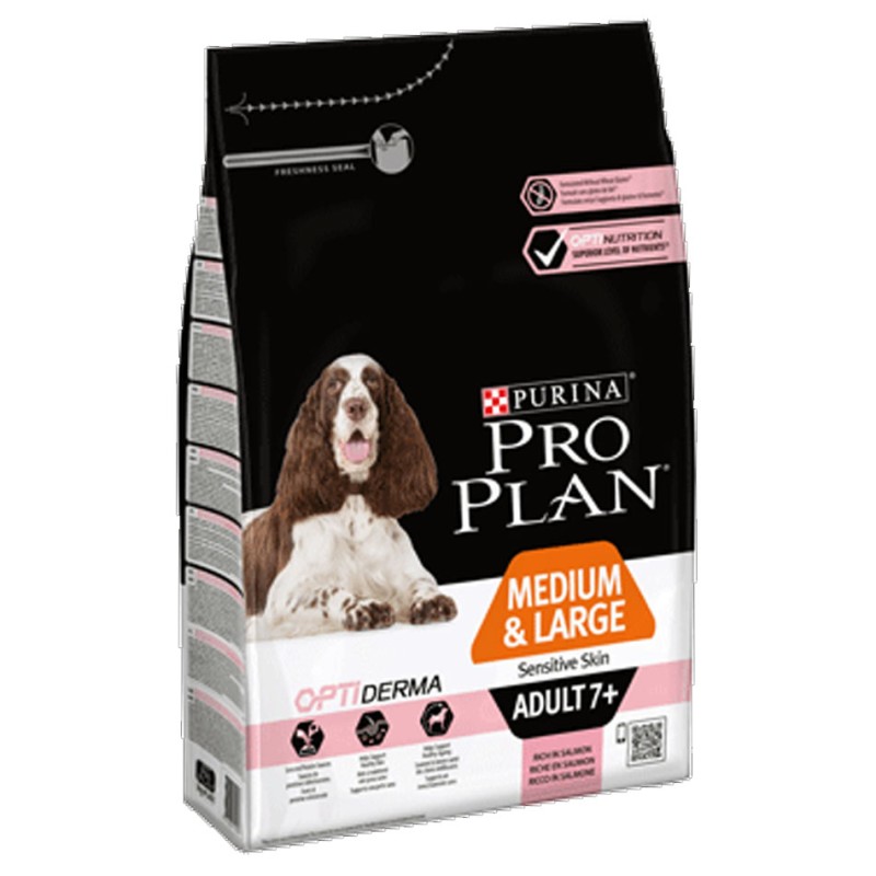 Pro Plan Medium & Large Adult 7+ Sensitive Skin Saumon 14kg PRO PLAN 7613035123540 Alimentation Senior