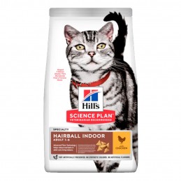 Croquettes Hill's Adult Hairball Indoor Poulet 3 kg HILL'S 052742024011 Croquettes Hill's