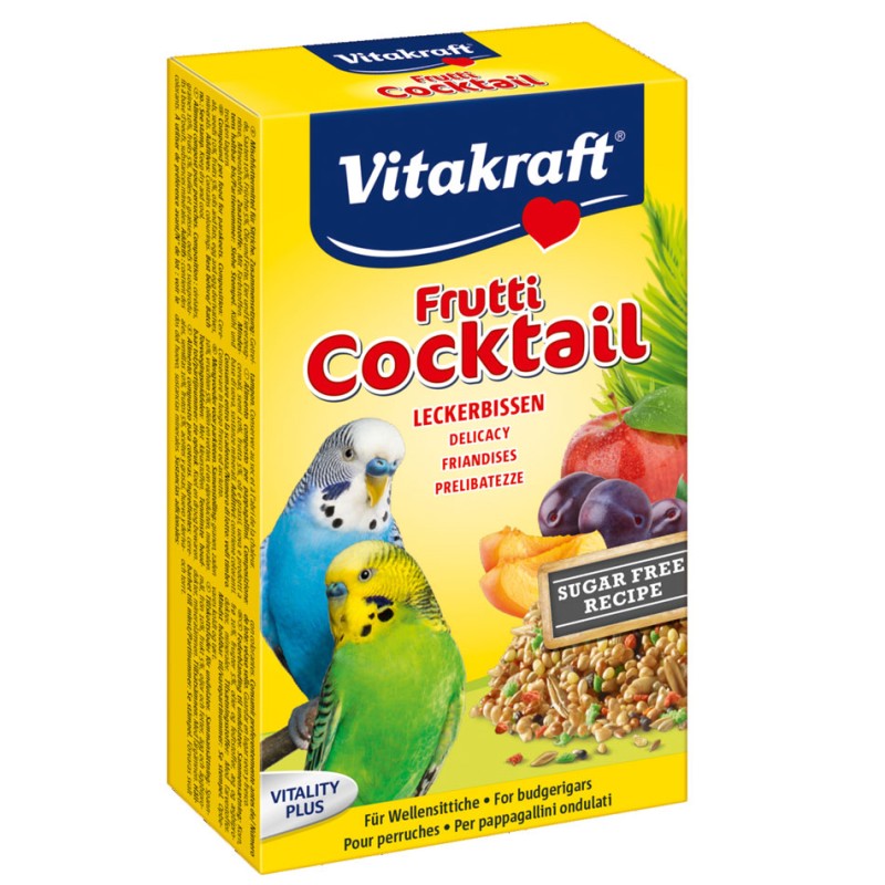 Fruit Cocktail Perruches- Vitakraft 200g VITAKRAFT VITOBEL 4008239218780 Perruche