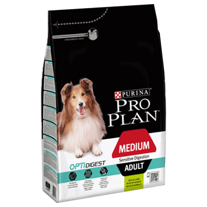 Pro Plan Medium Adult Sensitive Digestion Agneau 14 kg PRO PLAN 7613035214774 Alimentation chien sensible/surpoids