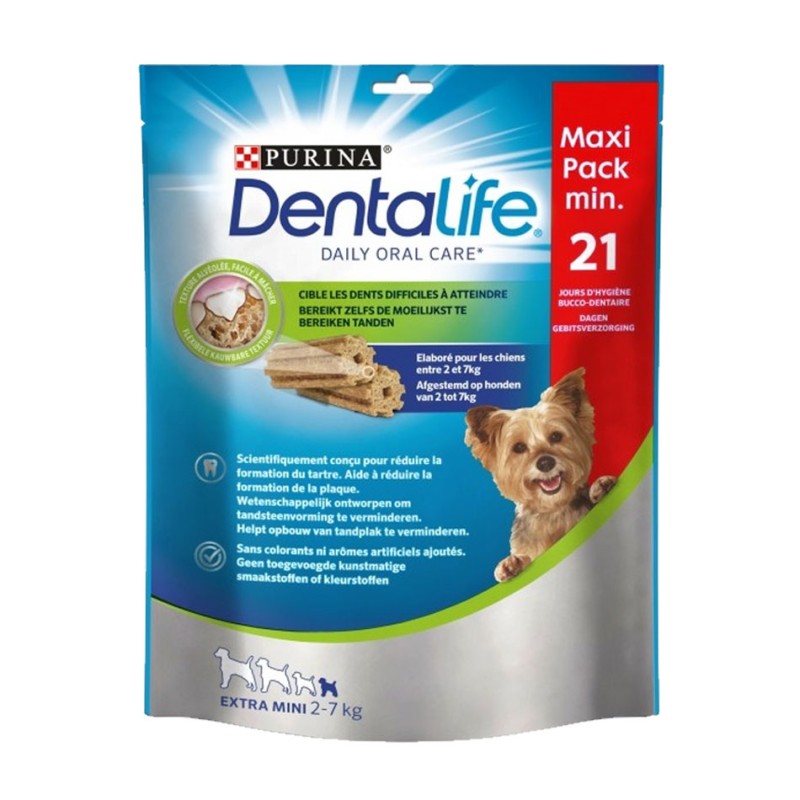 Bâtonnets Purina Dentalife Extra Mini PURINA 7613036342889 Petites friandises