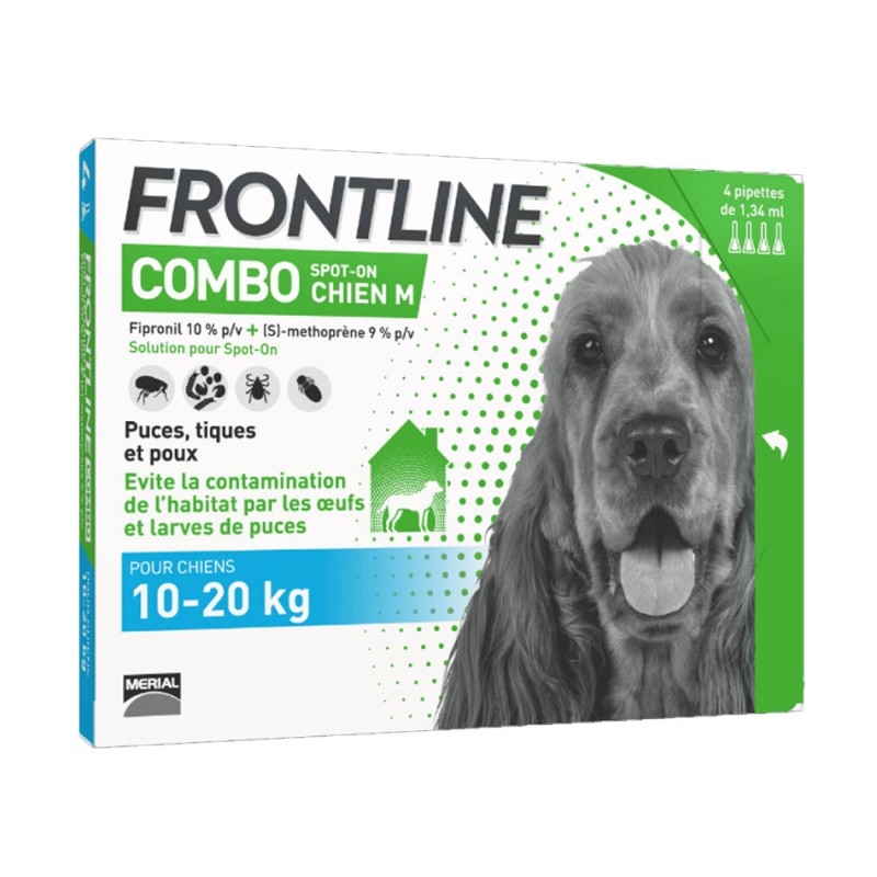 Combo Chien Frontline 10-20 kg  FRONTLINE  Pipettes