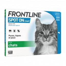 Frontline Spot On Chat FRONTLINE  Pipettes et spray