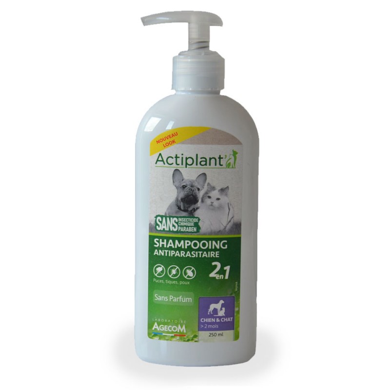 Shampooing antiparasitaire Sans parfum Actiplant ACTIPLANT 3760118012339 Shampooings